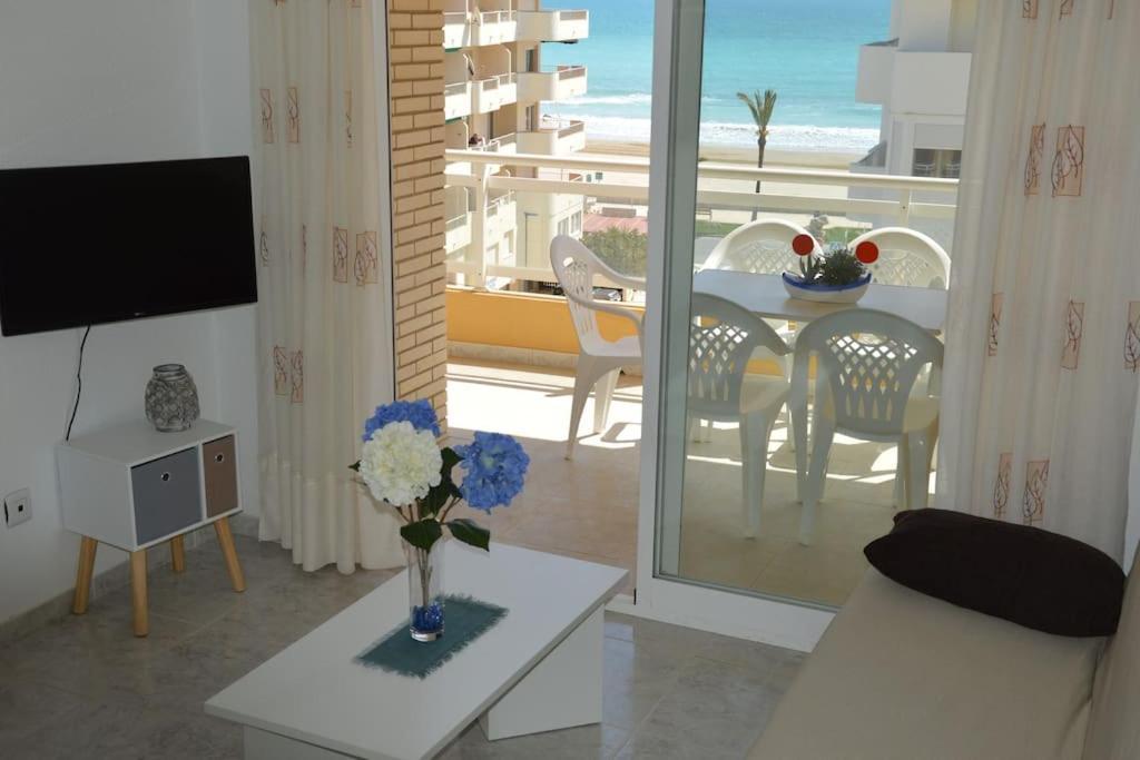 Apartamento céntrico en la playa con piscina. Peñíscola Extérieur photo