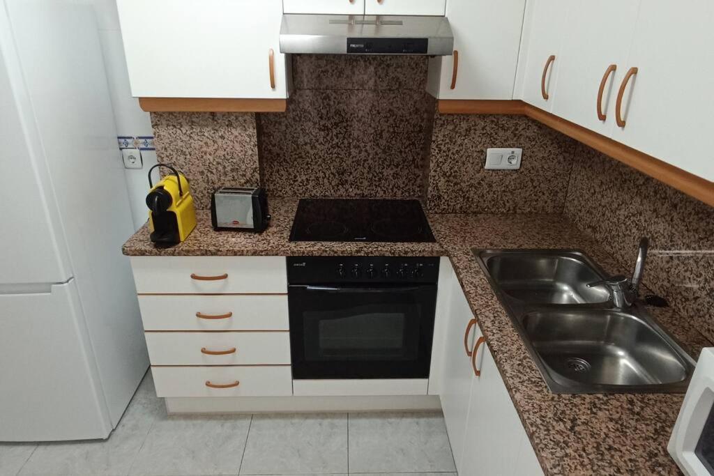 Apartamento céntrico en la playa con piscina. Peñíscola Extérieur photo