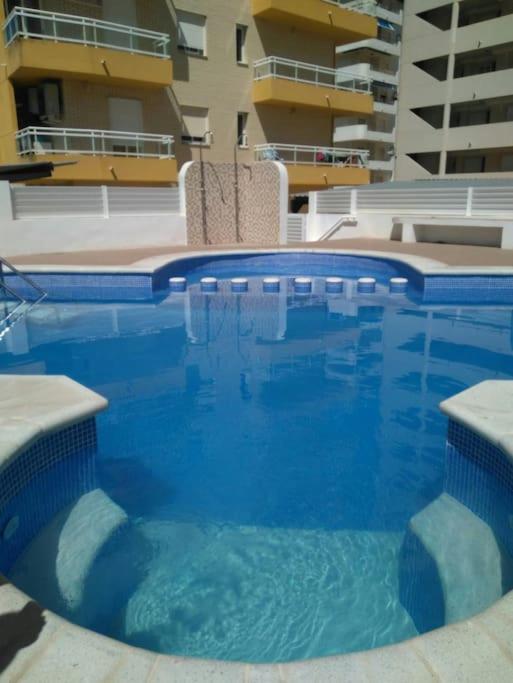 Apartamento céntrico en la playa con piscina. Peñíscola Extérieur photo
